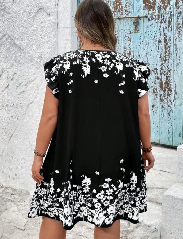 Rochie mini Shein Curve+, negru