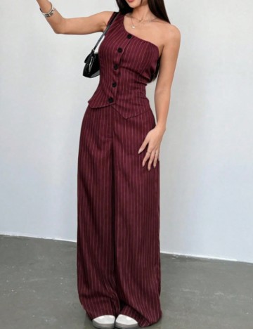 Compleu Shein, vișiniu