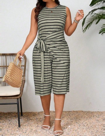 Salopetă Shein Curve+, verde