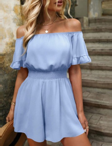 Salopetă scurtă Shein, albastru