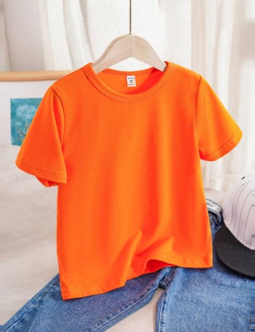 Tricou Shein, portocaliu