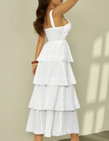 Rochie maxi Shein, alb