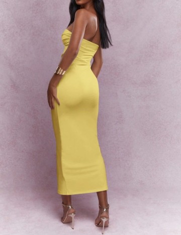 Rochie maxi Shein Missguided, galben