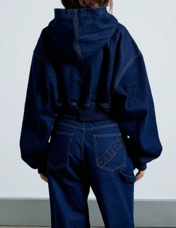 Geacă de blugi Shein, albastru