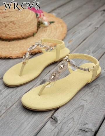 Sandale Shein, galben