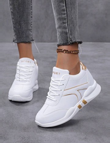 Pantofi Sport Shein, alb