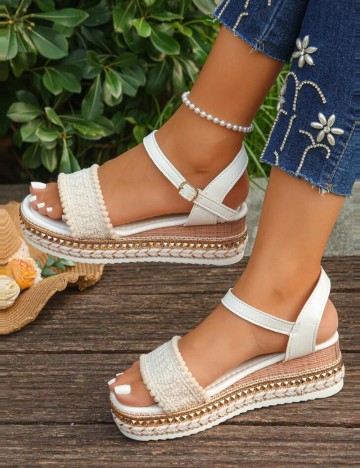 Sandale cu platformă Shein, mix culori