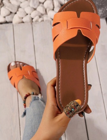 Șlapi Shein, portocaliu