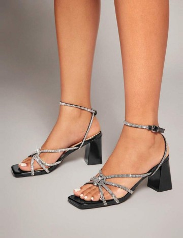 Sandale Cu Toc Shein, negru