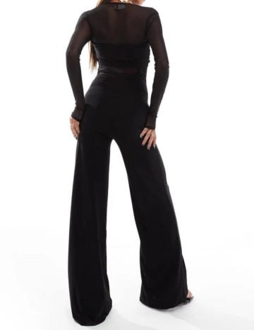 Salopetă lungă ASOS, negru