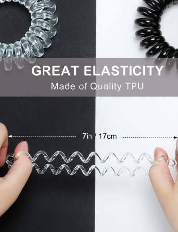 Set elastice de păr Shein, transparent