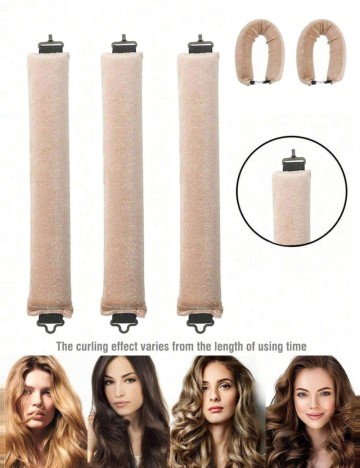 Ondulator fără caldură Shein, bej