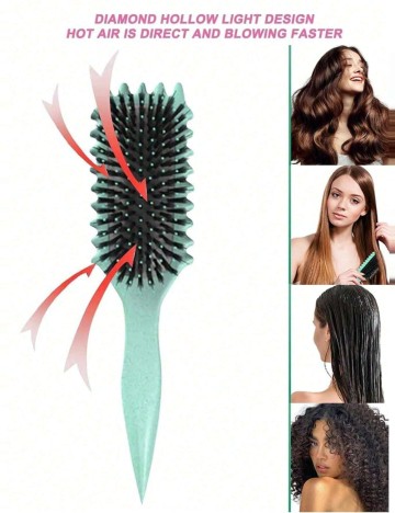 Perie de păr Shein, turcoaz