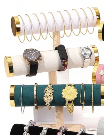 Suport bijuterii Shein, crem