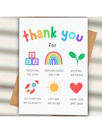 Felicitare Shein, mix culori