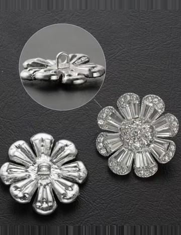 Set accesorii decorative Shein, argintiu