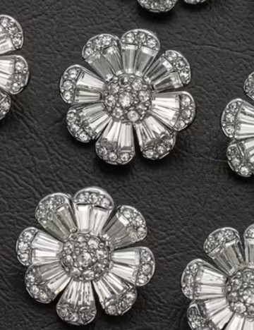 Set accesorii decorative Shein, argintiu