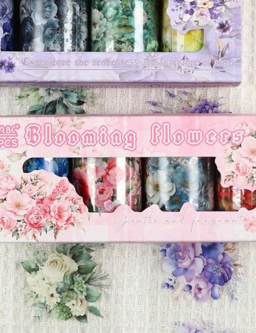 Set benzi decorative Shein, mix culori