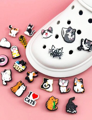 Set accesorii pentru crocs Shein, mix culori