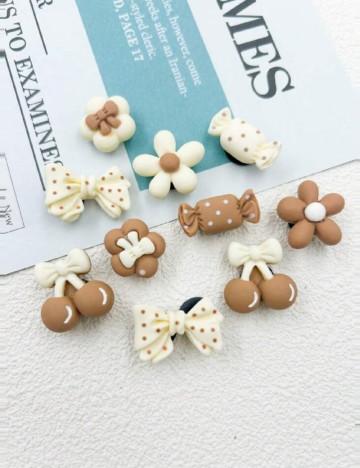 Set accesorii pentru crocs Shein, mix culori