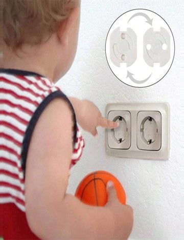 Protecție pentru priză Shein, alb