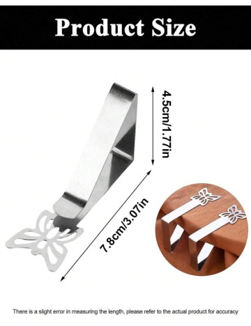 Set clești pentru fața de masă Shein, argintiu