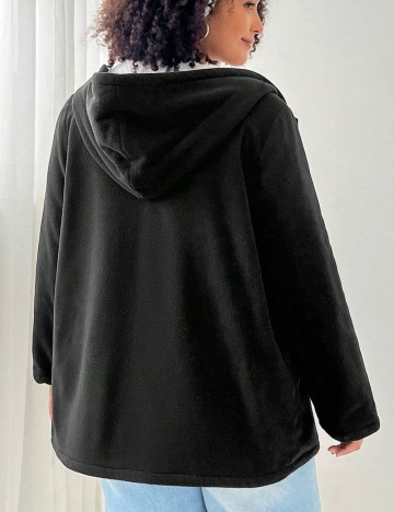 Jachetă Shein Curve+, negru