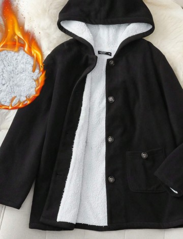 Jachetă Shein Curve+, negru