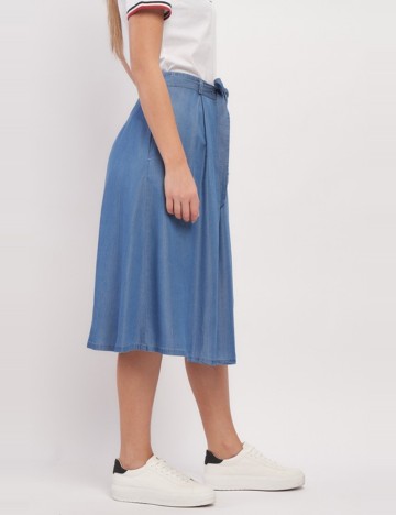 Fustă midi Lee Cooper, albastru