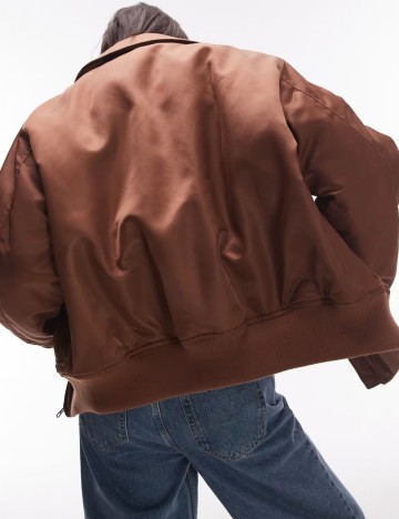 Geacă Topshop, maro