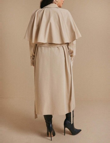 Trench Shein Curve+, bej