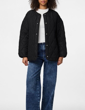 Jachetă Pieces, negru