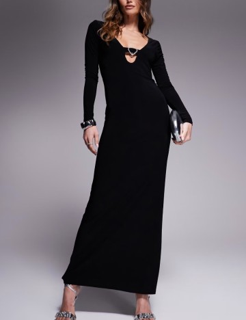 Rochie maxi ASOS, negru