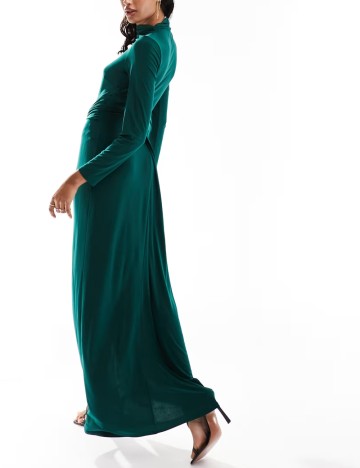 Rochie maxi ASOS, verde