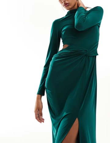 Rochie maxi ASOS, verde