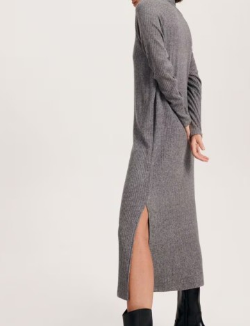 Rochie midi RESERVED, gri