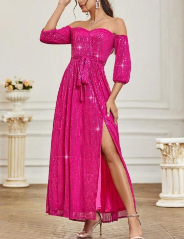 Rochie maxi Shein, roz