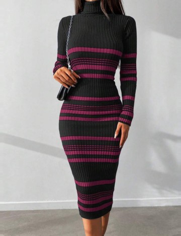 Rochie maxi Shein, mix culori