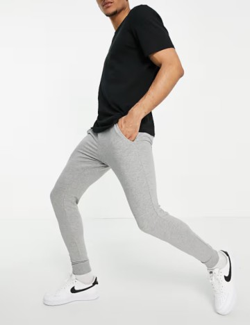 Pantaloni de trening ASOS, gri