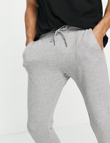 Pantaloni de trening ASOS, gri