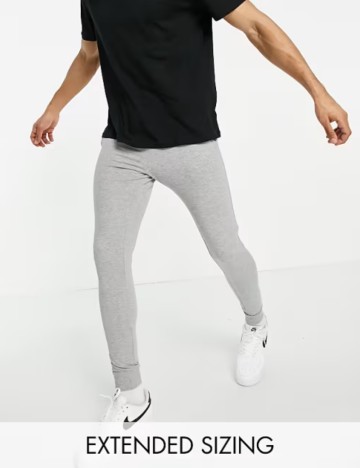 Pantaloni de trening ASOS, gri