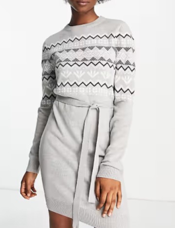 Rochie mini BRAVE SOUL, gri