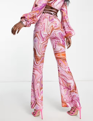 Pantaloni Rare London, mix culori