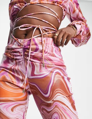 Pantaloni Rare London, mix culori