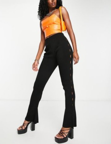 Pantaloni FashionKilla, negru