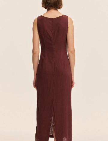 Rochie midi Shein, maro