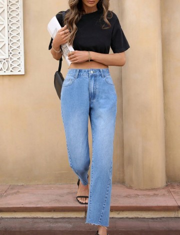 Jeans Shein, albastru