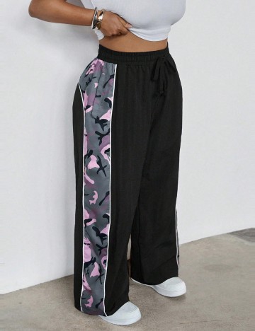 Pantaloni Shein Curve+, negru