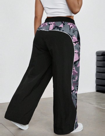 Pantaloni Shein Curve+, negru