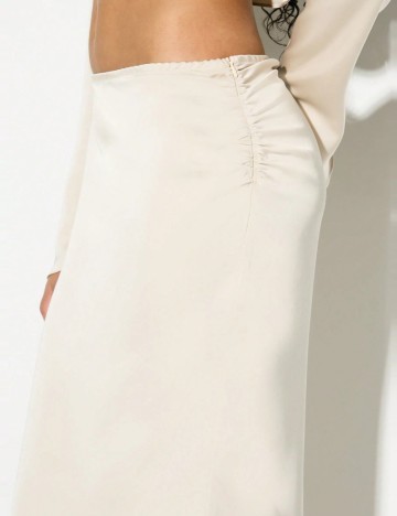 Fustă maxi Shein, crem